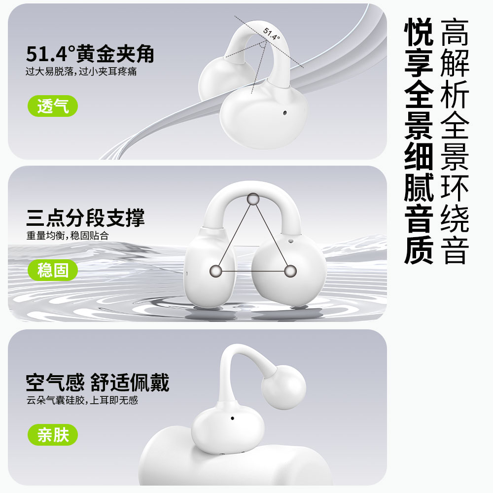X54·OWS夹耳蓝牙耳机 【耳嗨X54】 - 图片 2