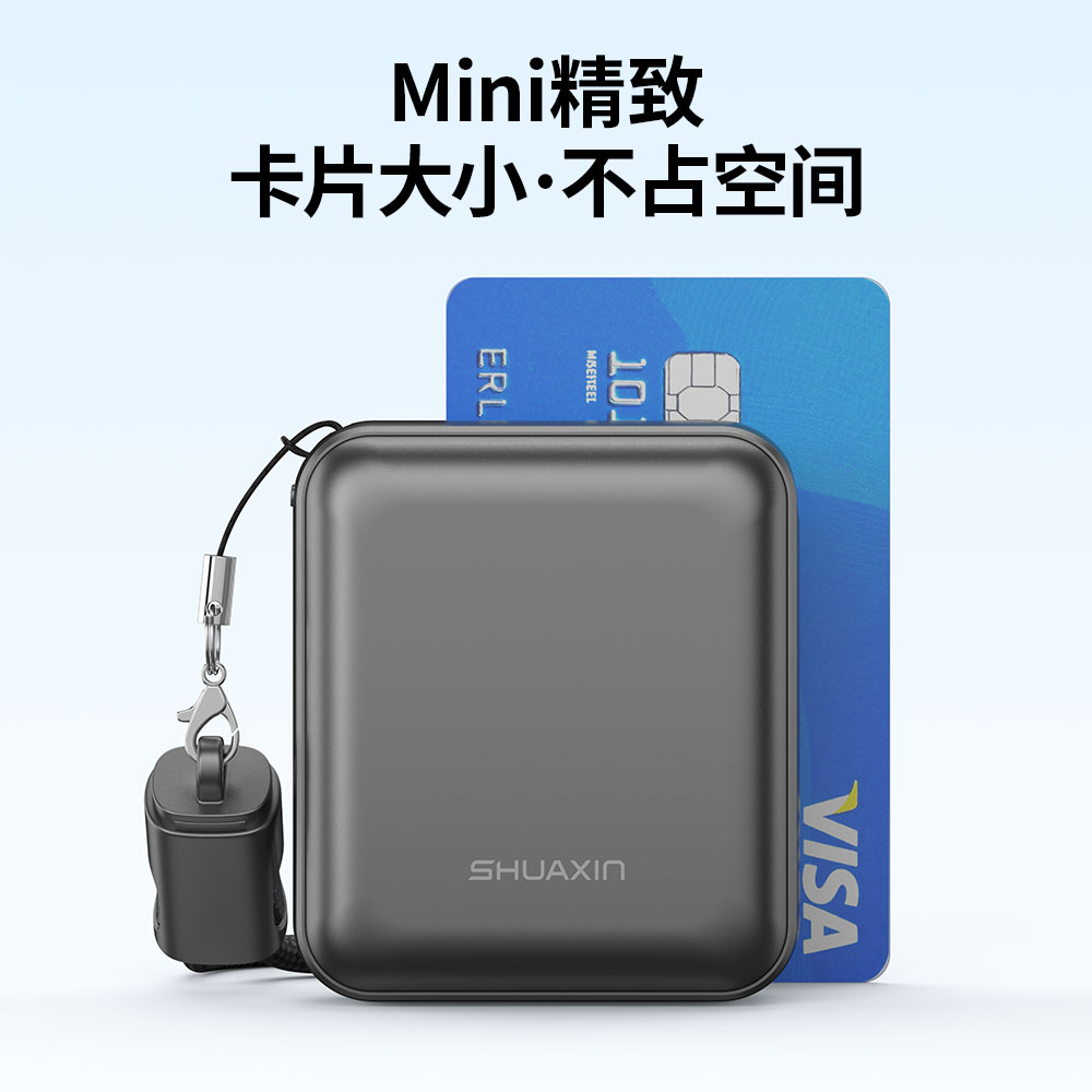 PN83 闪充宝83 10000mAh铝合金·双C线便携挂绳 - 图片 2